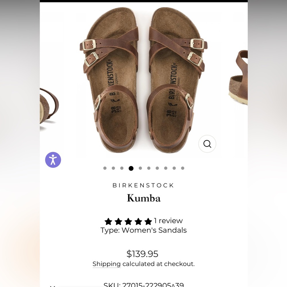 Birkenstock Kumba Women’s Sandals - Oiled Leather